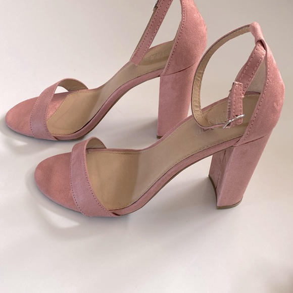 Brash Houston Mauve Pink Ankle Strap Heels - Picture 4 of 6